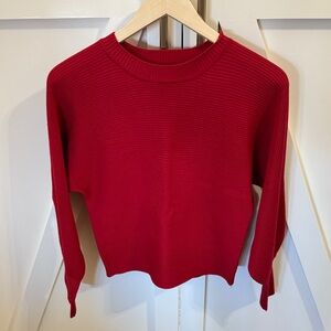 Pink Rose Red Sweater
